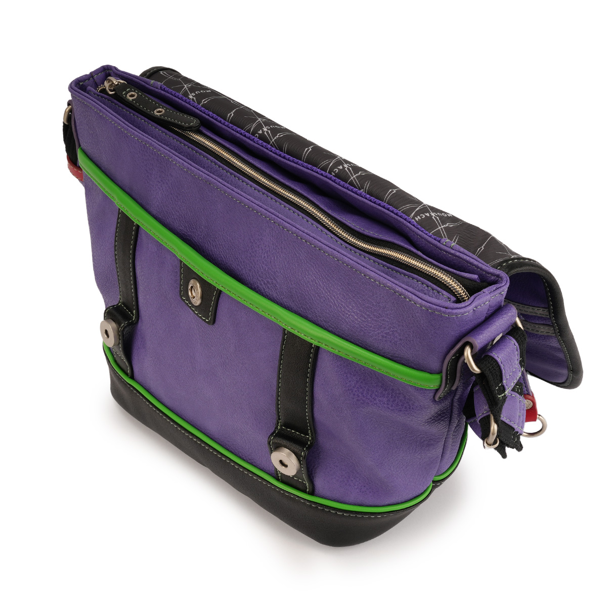 商品レビューで+5%｜ムスタッシュ エヴァンゲリオンコラボ メッセンジャーバッグ 合皮 着脱可能インナーポケット付き MOUSTACHE JQE-4040 MOUSTACHE（ムスタッシュ） エヴァンゲリオンコラボ メッセンジャー