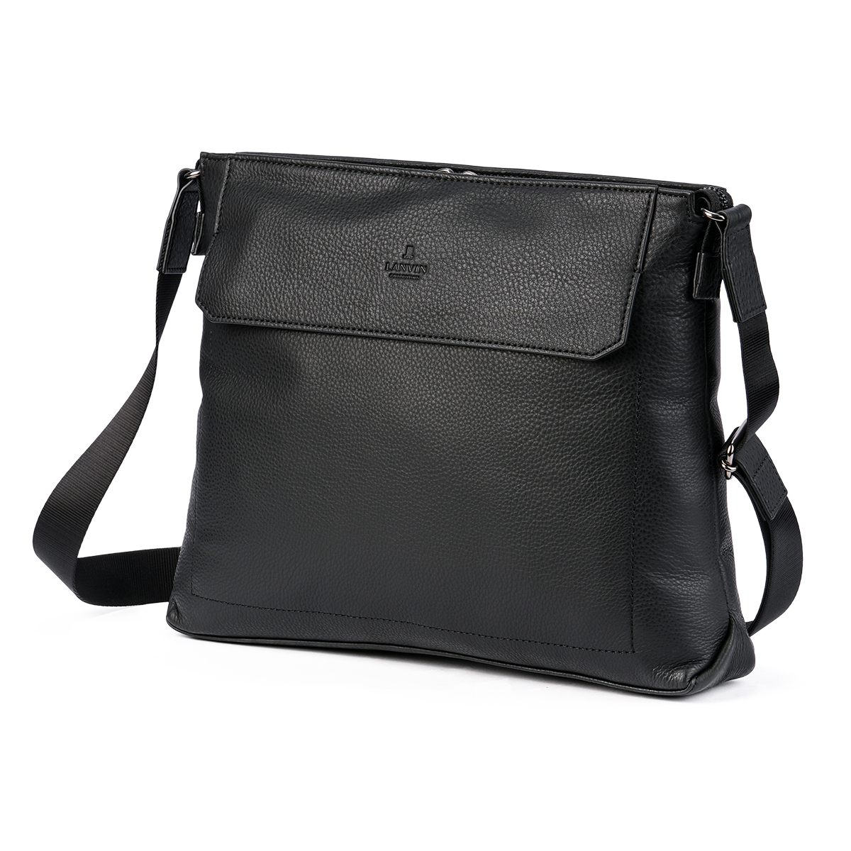 商品レビューで+5%｜ランバン コレクション カンヌ ショルダーバッグ メンズ ブランド 斜めがけバッグ レザー 本革 撥水 B5 LANVIN COLLECTION 285113 LANVIN COLLECTION ランバン コレクション カンヌ ショルダーバッグ