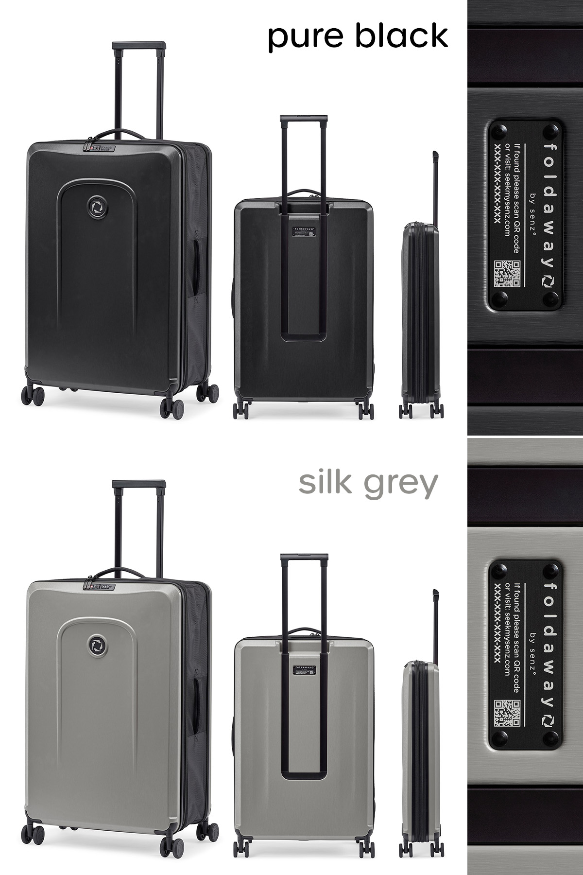 【SERi】⑧大型スーツケース 黒 47×38×87cm selection_large-check-in