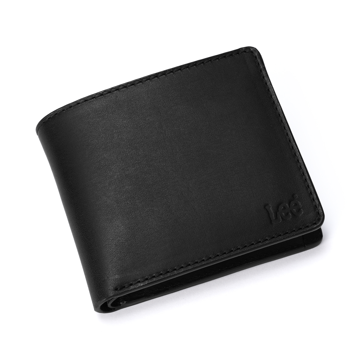 Lee（リー） 二つ折り財布 本革 日本製 イタリアンレザー 化粧箱付き