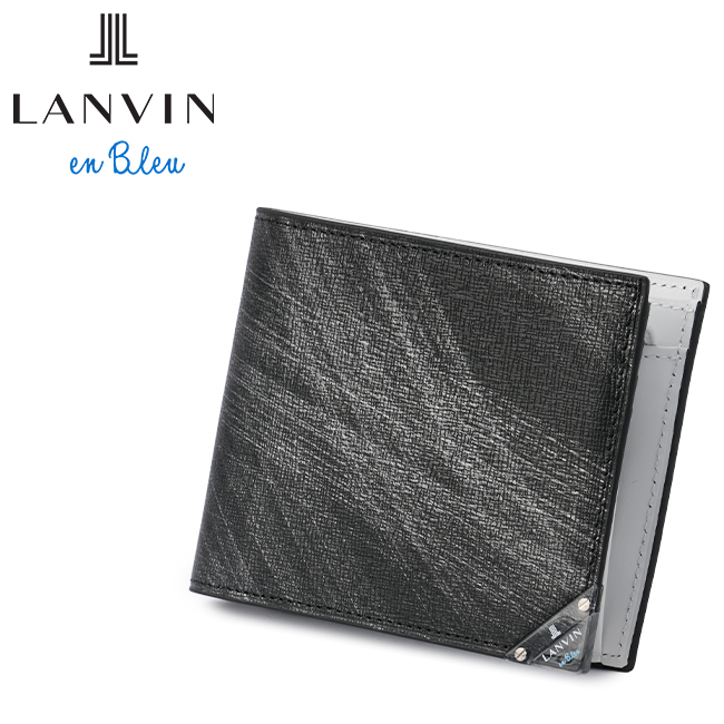 LANVIN en Bleu ランバンオンブルー ランバン 財布 二つ折り財布 本革
