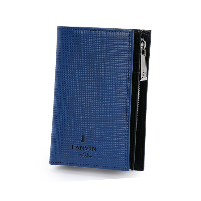 LANVIN en Bleu ランバンオンブルー ランバン 財布 二つ折り財布 本革