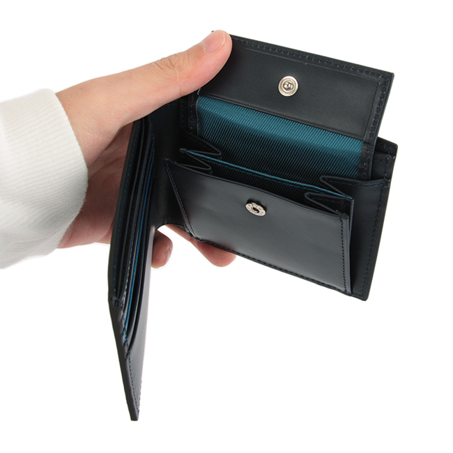 LANVIN en Bleu ランバンオンブルー ランバン 財布 二つ折り財布 本革