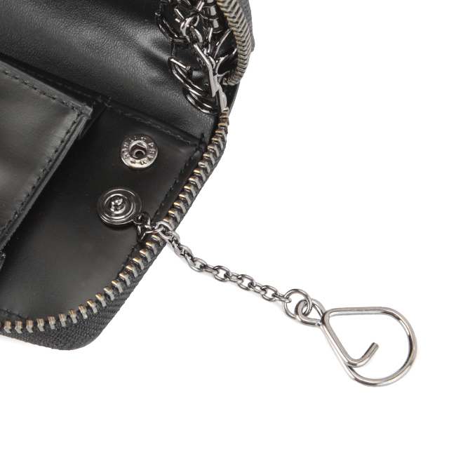 【未使用】LANVIN en Bleu ランバン オンブルー キーケース スマートキー 本革 ブラック 581602 メンズ LANVIN en Bleu ランバンオンブルー ハイデ キーケース 4連 スマート