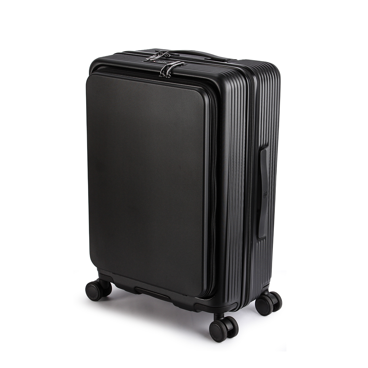 マンセル スーツケース Mサイズ 55L フロントオープン ストッパー付き