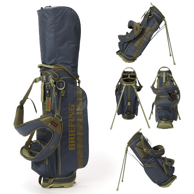 限定品｜ブリーフィング ゴルフ キャディバッグ CR4 スタンド 9.5型 4分割 ミルコレクション BRIEFING GOLF CR-4 #03  MIL COLLECTION BRG233D30