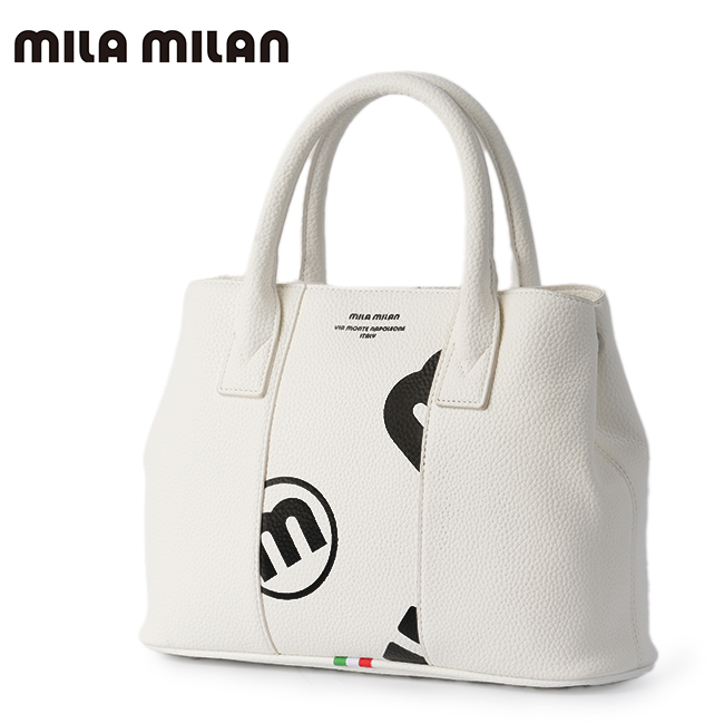 ミラミラン トートバッグ ドライビングトート メンズ レディース ブランド 軽量 合皮 小さめ ミニ コンパクト B5 ロペ mila milan ROPE 249501｜business-bugs｜03