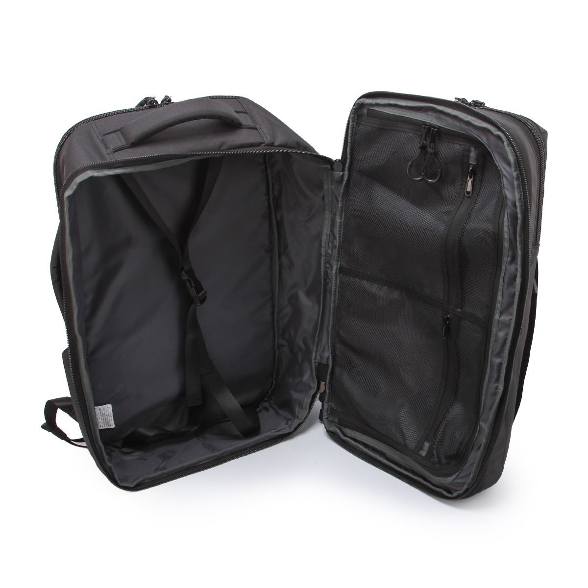 ムスタッシュ リュック 撥水 拡張機能 黒 44L/52L バックパック MOUSTACHE（ムスタッシュ） リュックサック メンズ 大容量 B4 52L マチ