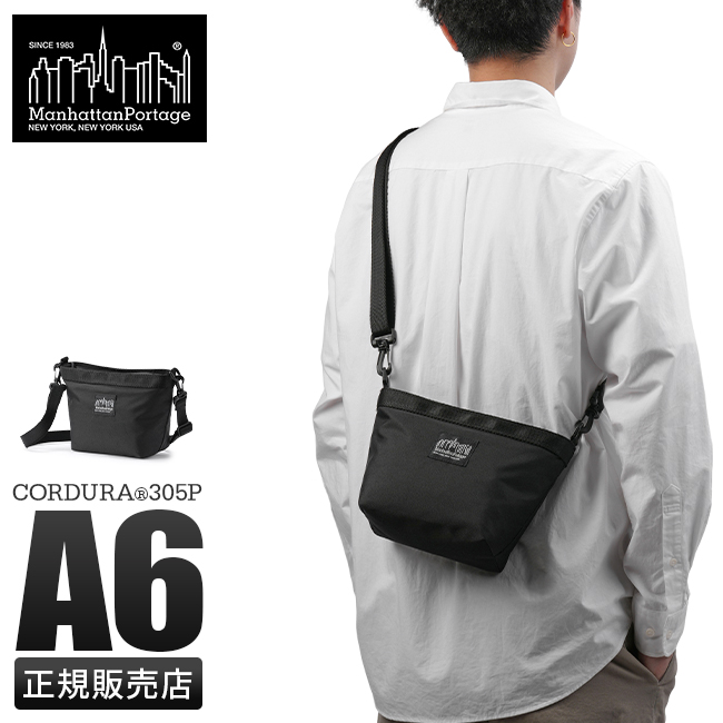 美品 マンハッタンポーテージ ブラックレーベル ショルダーバッグCORDURA Manhattan Portage BLACK LABEL 最大49% 10/1限定 新商品/コード
