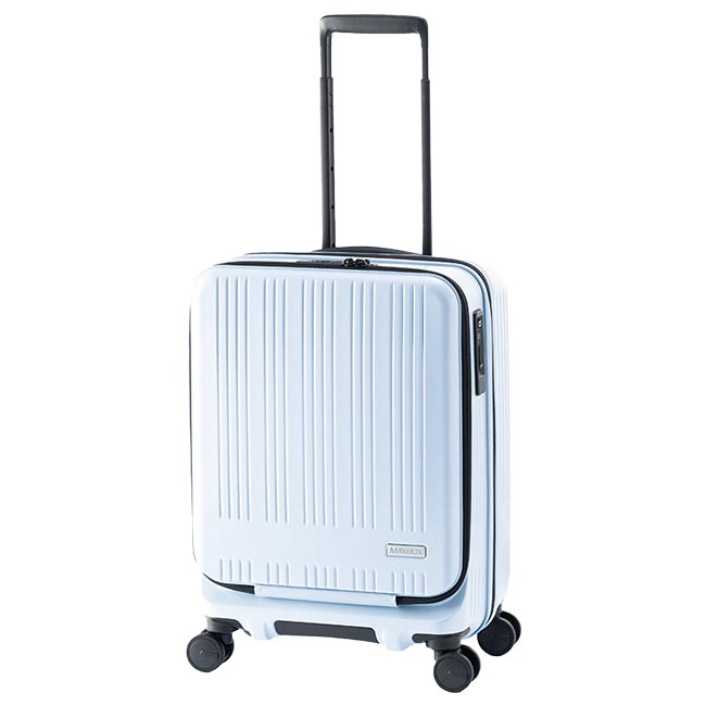  海外ブランド  アジアラゲージ マックスボックス スーツケース 機内持ち込み Sサイズ 拡張 フロントオープン ストッパー A.L.I MAXBOX MX-8011-18W キャリーケース