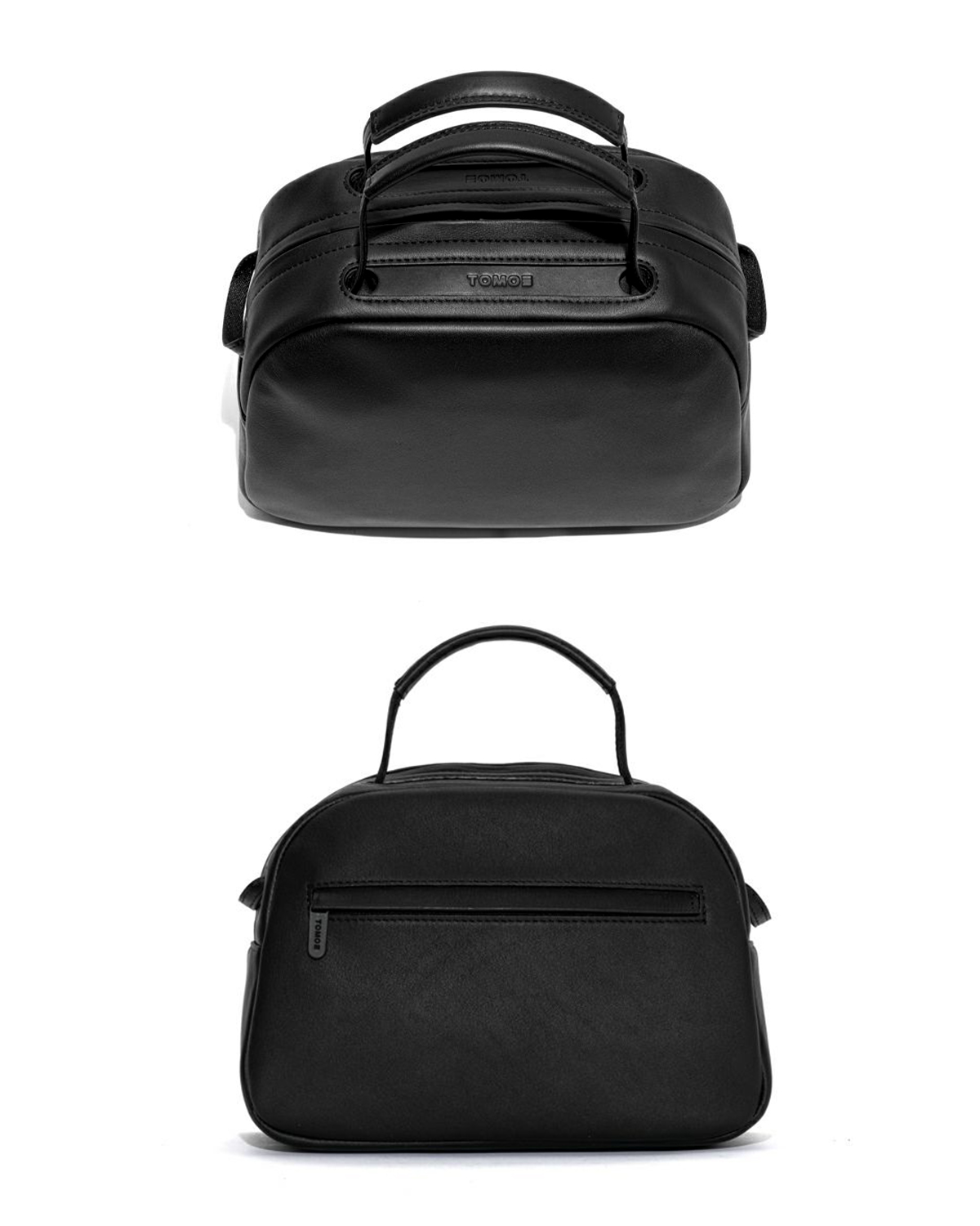 TOMOE ブラック　レザー ボストンバッグ TOMOE（トモエ） ニュートラル ミニボストンバッグ ショルダーバッグ