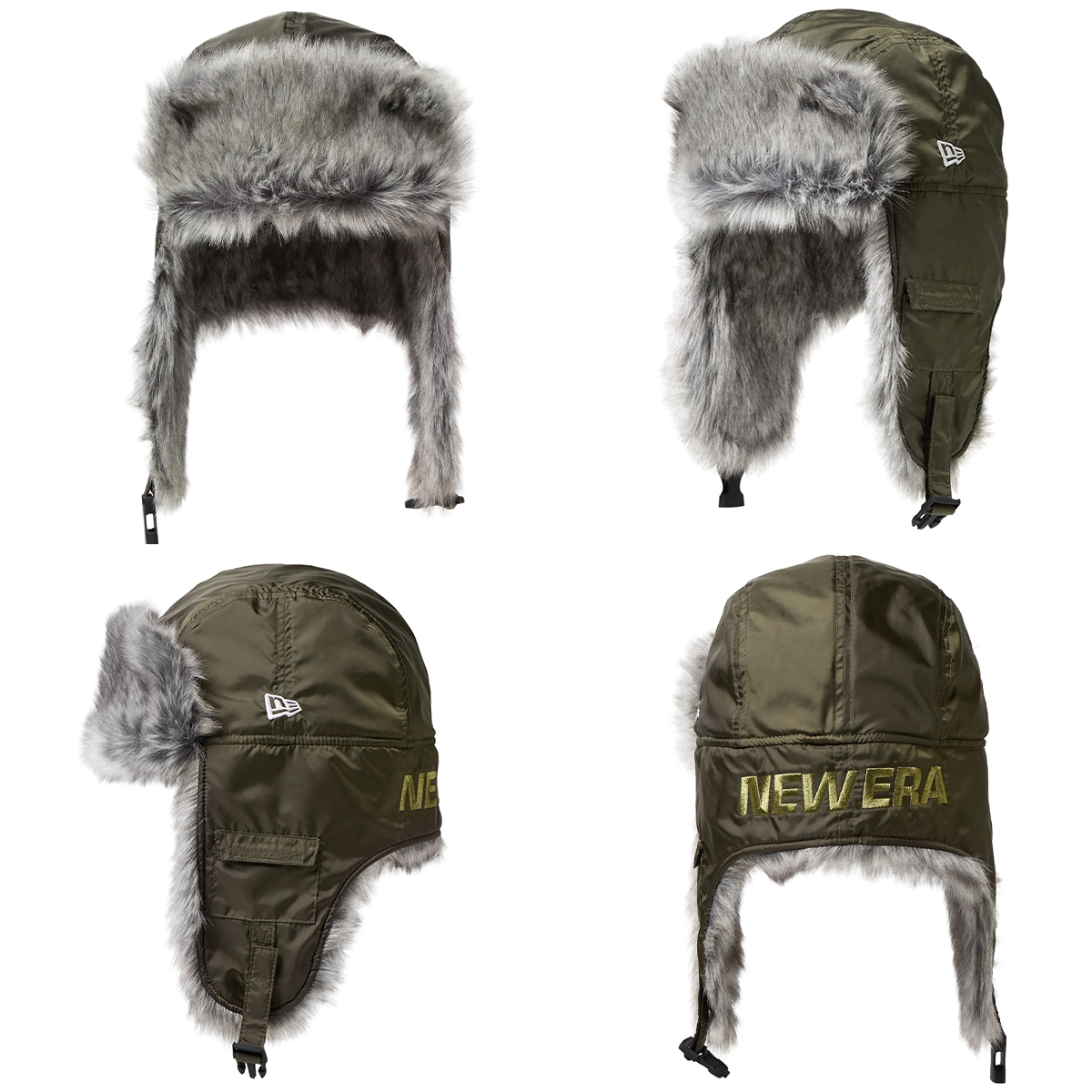 NEW ERA TRAPPER 防水ファーキャップ NEW ERA（ニューエラ） トラッパー ファー キャップ 帽子 NEW ERA