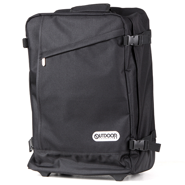 【受付終了】値下‼️OUTDOOR PRODUCTSキャスター付きリュック(黒) OUTDOOR PRODUCTS（アウトドアプロダクツ） リュックキャリー メンズ