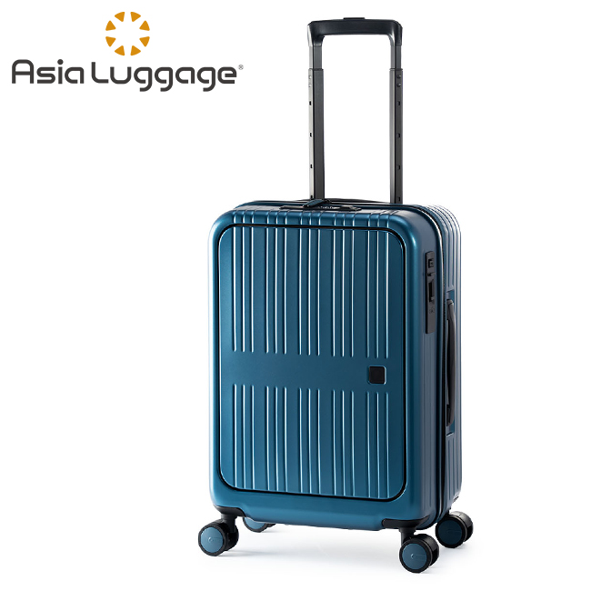 アジアラゲージ ピタフラット スーツケース 機内持ち込み Sサイズ SS 37L フロントオープン ストッパー USB ALI PIF-8810-18 キャリーケース