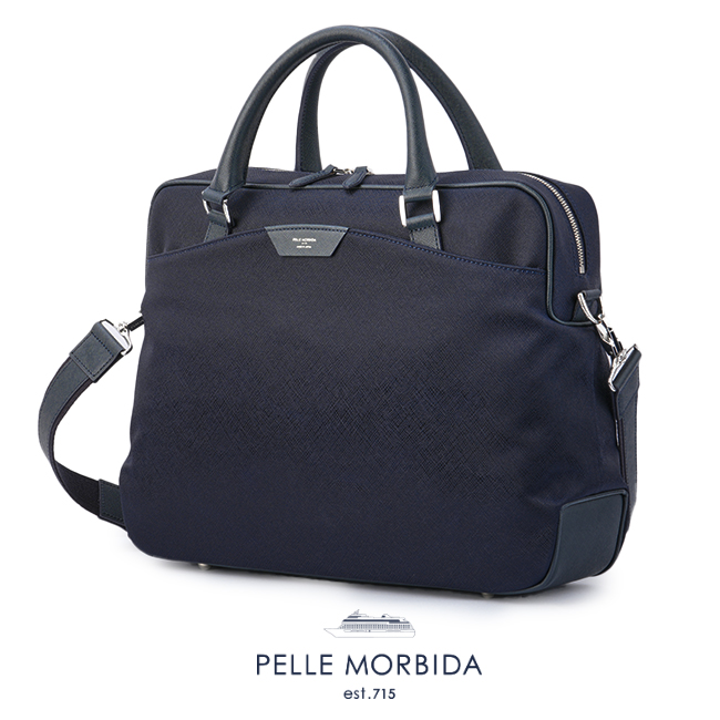 ペッレモルビダ キャピターノ ビジネスバッグ 2WAY ブリーフケース A4 ナイロン 日本製 ブランド メンズ PELLE MORBIDA Capitano PMO-CA301｜business-bugs｜03