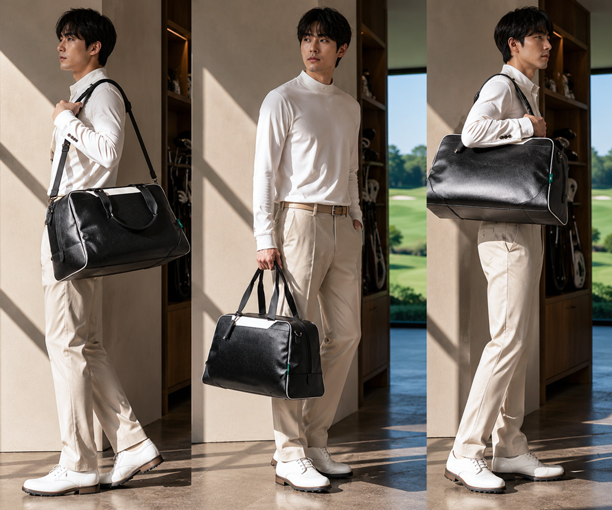 PELLE MORBIDA（ペッレ モルビダ） ゴルフ ボストンバッグ 10th