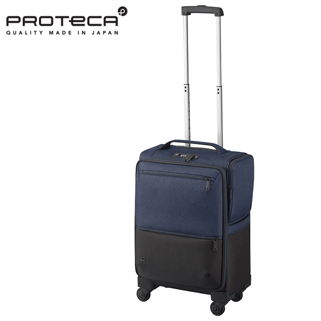 プロテカ ソフトキャリー スーツケース 機内持ち込み Sサイズ 35L 軽量 小型 日本製 フロントポケット ストッパー エース アクトーイ2 ace Proteca 12101｜business-bugs｜03