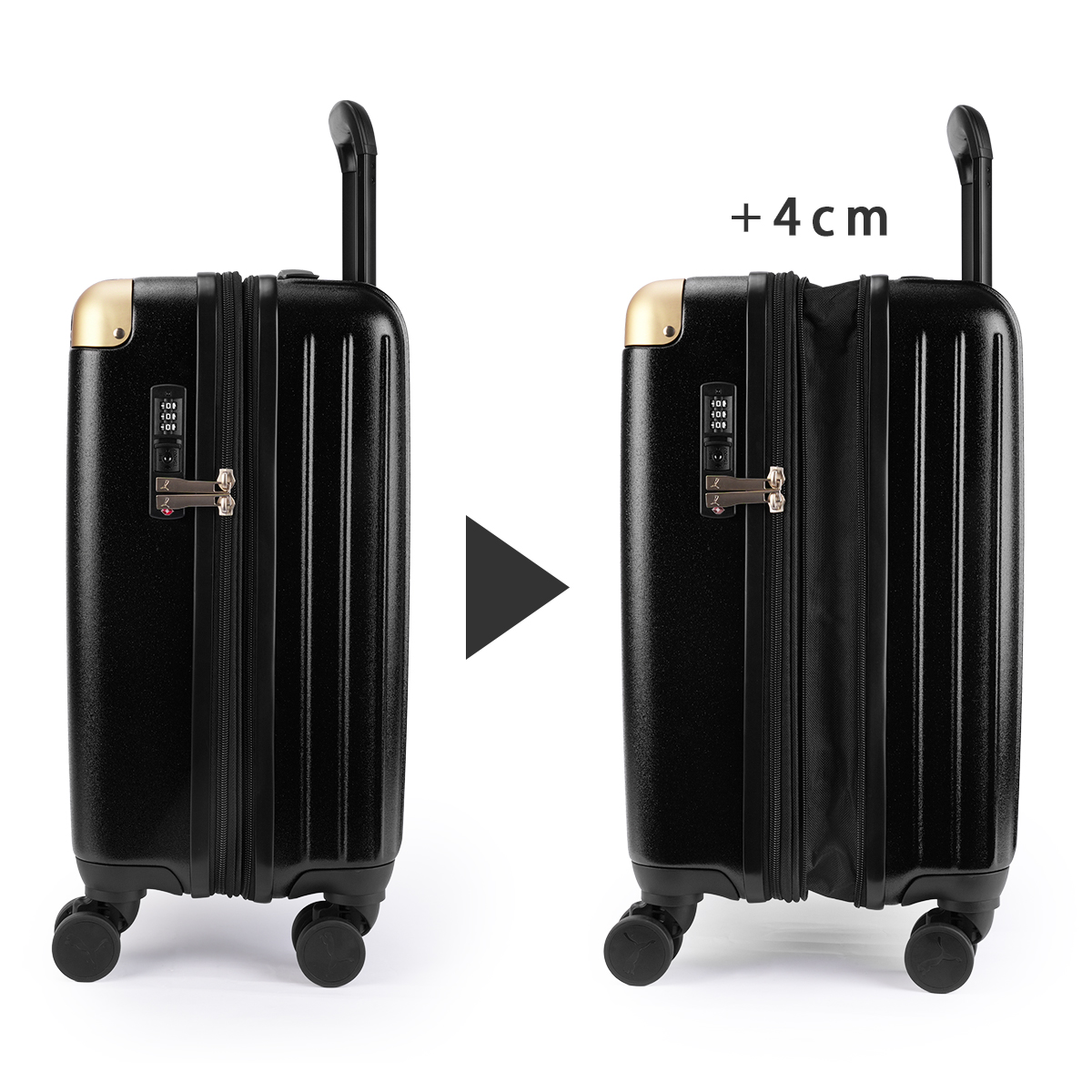 商品レビューで+5%｜PUMA プーマ スーツケース 機内持ち込み Sサイズ SS 37L/43L 軽量 小型 小さめ 拡張機能 4輪 双輪 キャリーケース キャリーバッグ フライジング FREISING 30905 PUMA（プーマ） スーツケース 機内持ち込み Sサイズ SS 37L/43L 軽量