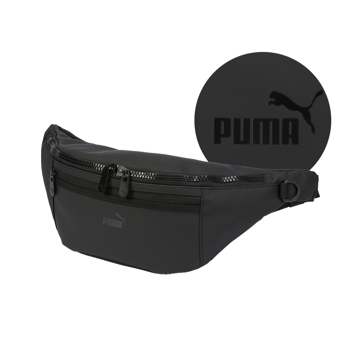 マックスフリッツ レザー ウエストバッグ ボディバッグ 黒 PUMA（プーマ） ボディバッグ ウエストバッグ メンズ レディース