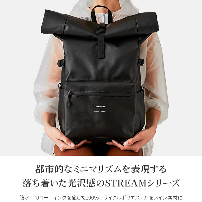 商品レビューで+5%｜サンドクヴィスト リュック メンズ ブランド 撥水 防水 ロールトップ 18L SANDQVIST RUBEN SANDQVIST（サンドクヴィスト） リュック レディース メンズ 撥水 防水