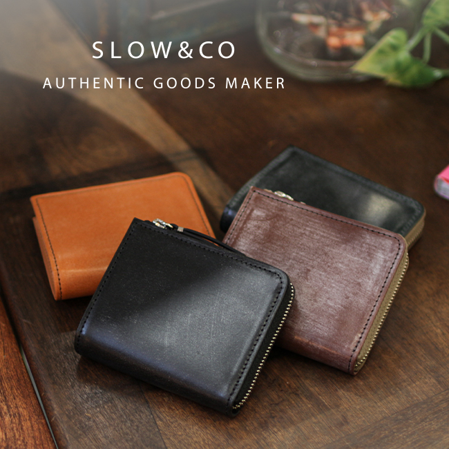 スロウ SLOW 財布 二つ折り財布 ミニウォレット コンパクト ブライドル