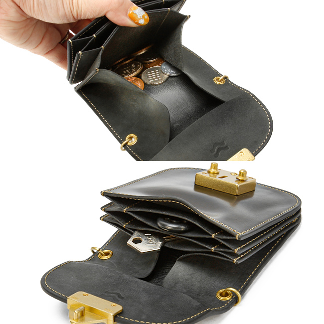 SLOW（スロウ） 財布 ミニ財布 小さい財布 ミニウォレット ネック