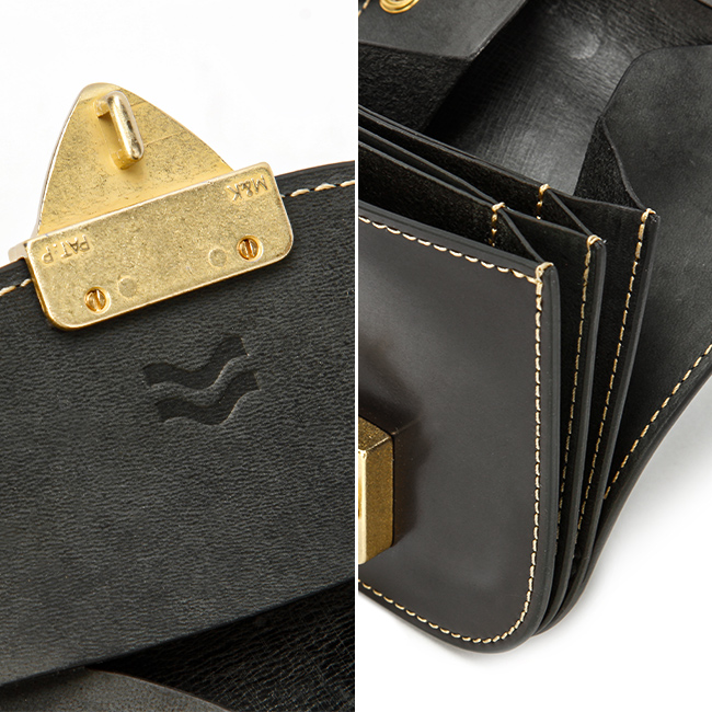 SLOW ミニウォレット ネックウォレット コードバン レザー SO877P SLOW（スロウ） 財布 ミニ財布 小さい財布 ミニウォレット ネック