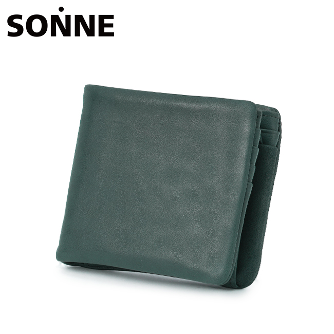 SONNE ゾンネ 二つ折り財布 メンズ レディース ブランド 本革