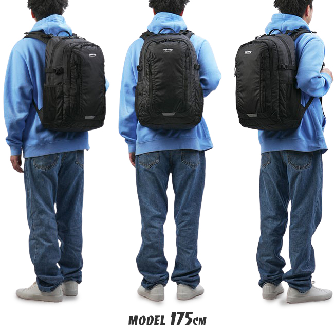 THRASHER スラッシャー リュック 30L 通学 大容量 軽量 撥水 黒