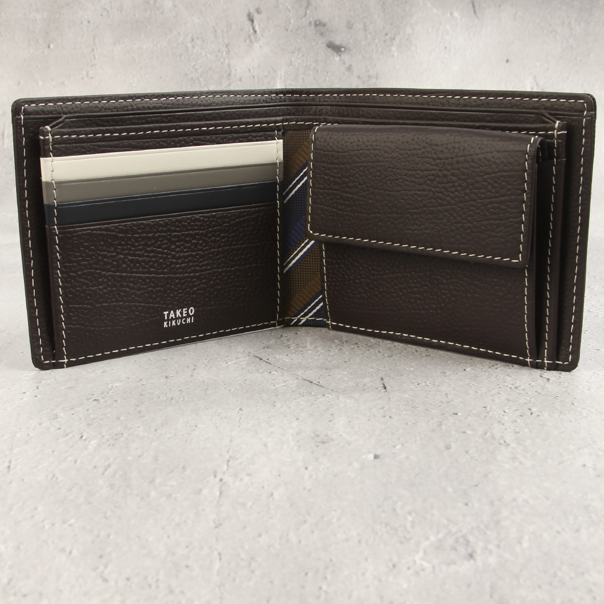 TAKEO KIKUCHI（タケオキクチ） クォーター 二つ折り財布 メンズ