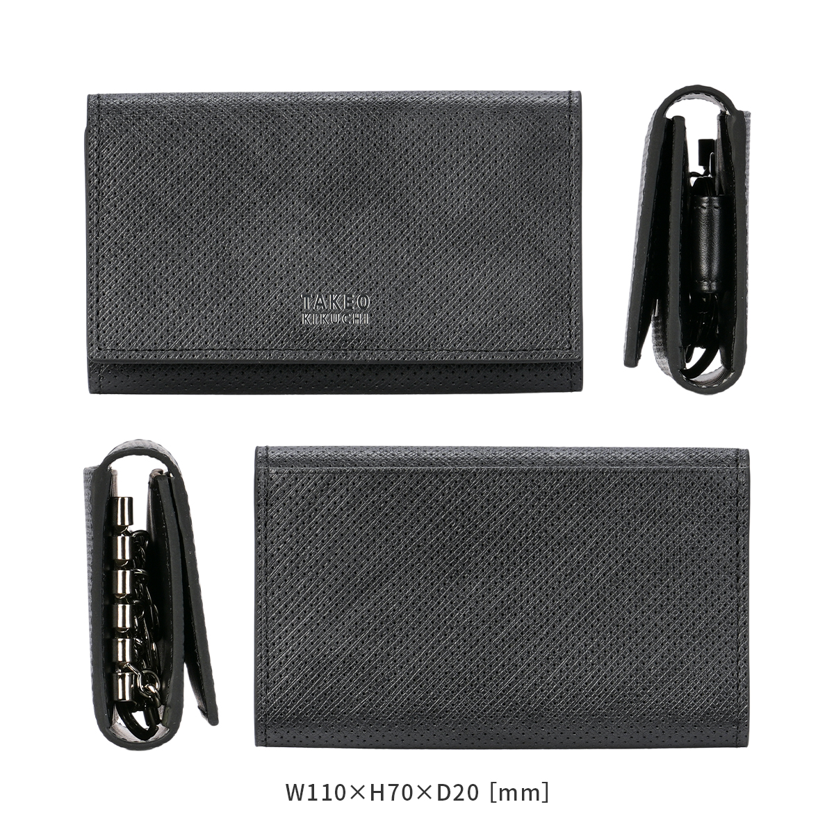 タケオキクチ キーケース メンズ ブランド レザー 本革 オルフェーノ