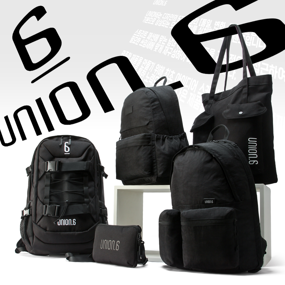 UNION6（ユニオンシックス） キャンバス トートバッグ ヘルメット