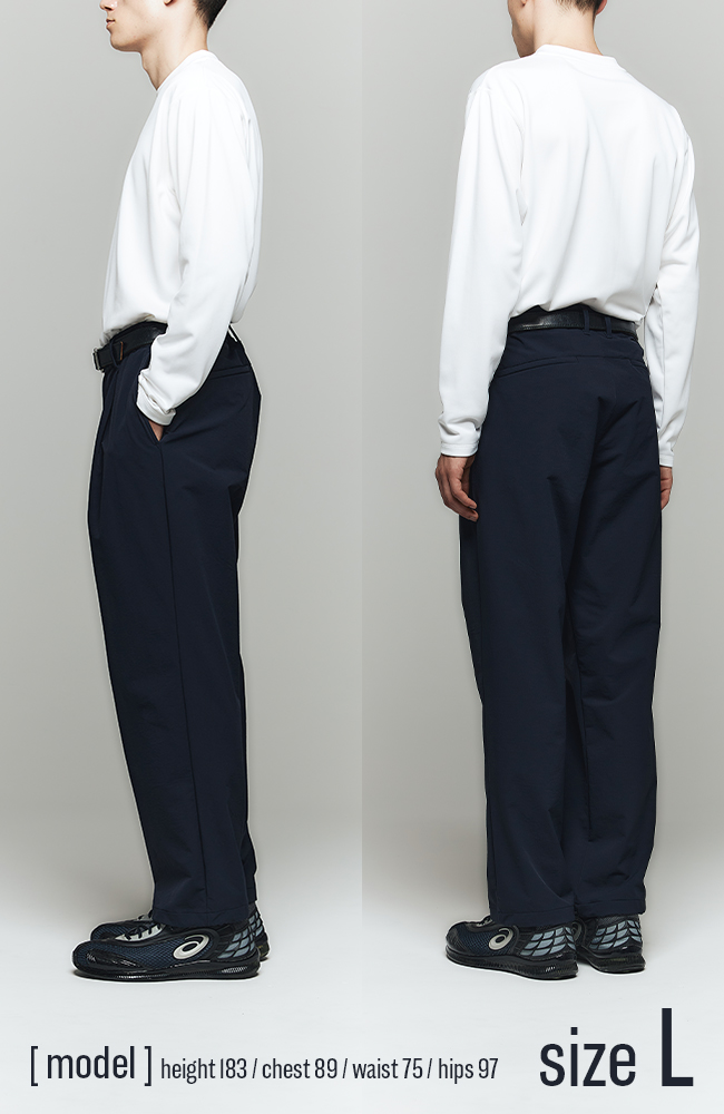 UNTRACK アントラック スラックス ワイドパンツ ボトムス ズボン