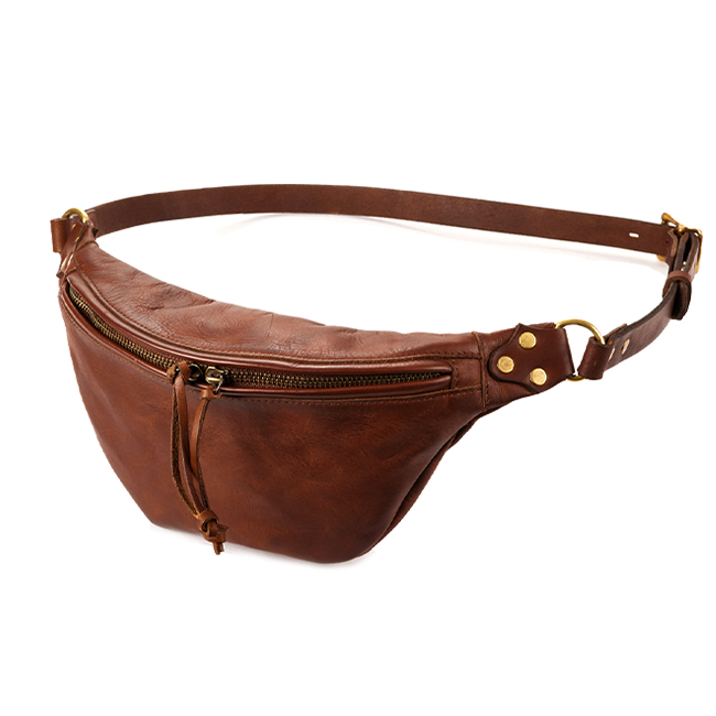 vasco（ヴァスコ） ウエストバッグ 本革 日本製 メンズ オールドオイル