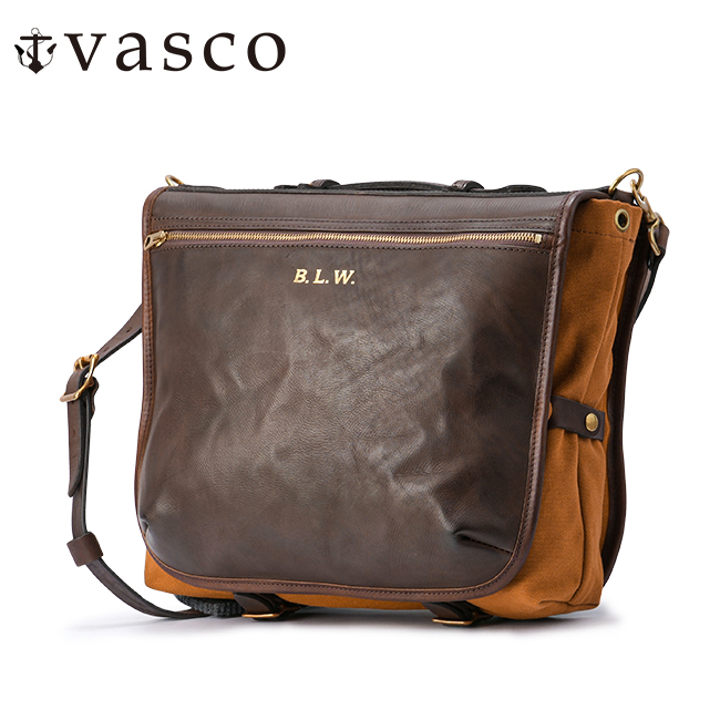 vasco ヴァスコ ショルダーバッグ メンズ レディース ブランド レザー 本革 日本製 大容量 大きめ 斜めがけ A4 オールドオイル VS-273L_3