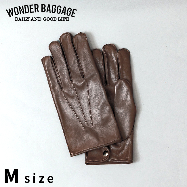 WONDER BAGGAGE（ワンダーバゲージ） ウォッシャブルレザーグローブ 革