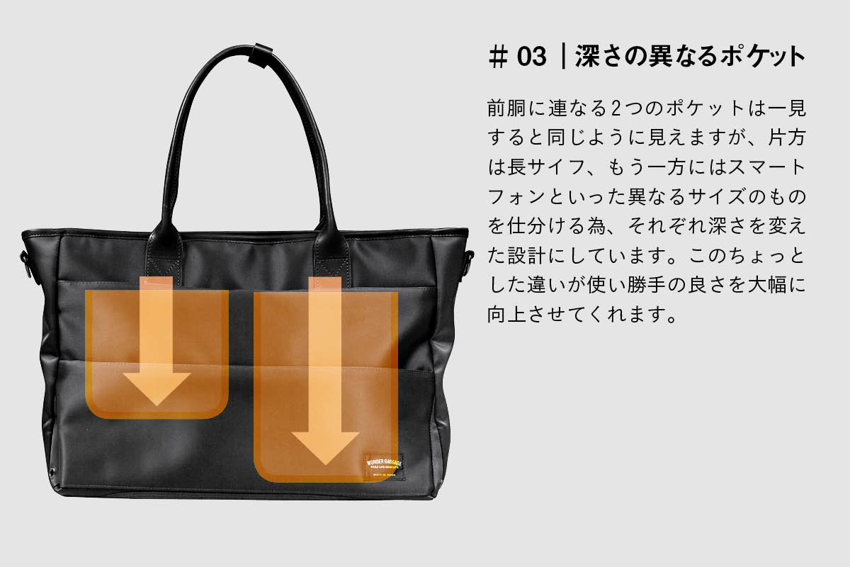 WONDER BAGGAGE（ワンダーバゲージ） グッドマンズ ビジネスバッグ