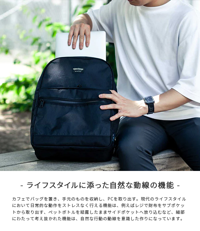 WONDER BAGGAGE（ワンダーバゲージ） リュック ビジネスバッグ メンズ