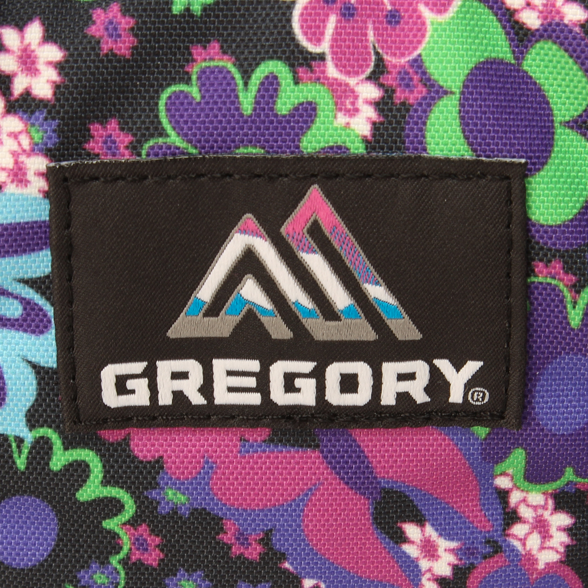 GREGORY ボディバッグ ブラック・フラワーパターン business-bugs_wfp-pony-bag