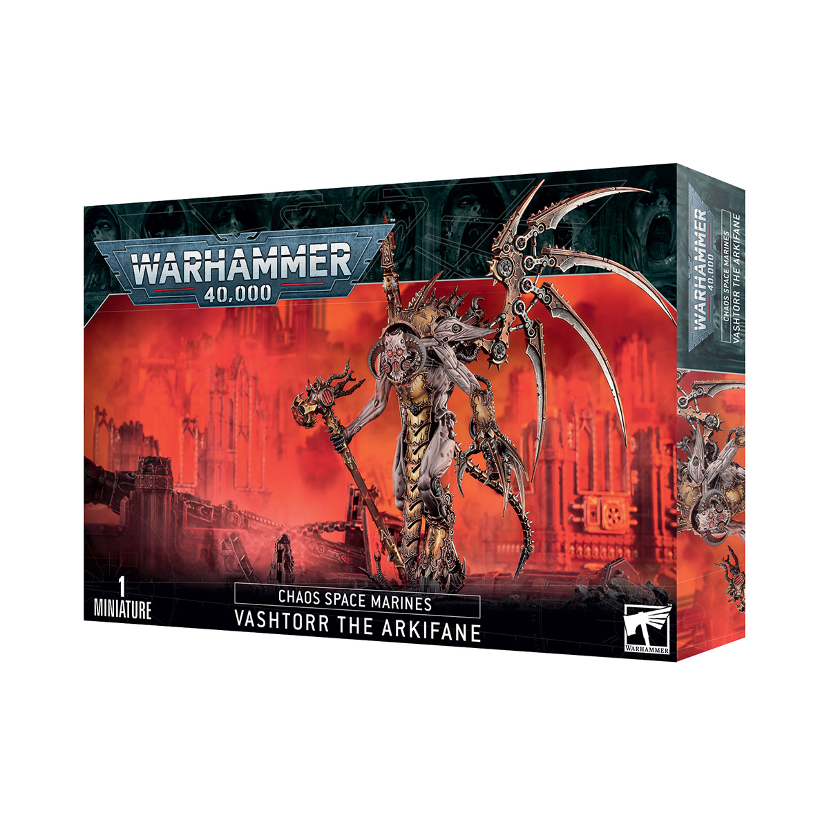 【箱取説無】ヴァシュトール ケイオス ウォーハンマー warhammer ウォーハンマー 40000 ケイオス・スペースマリーン：“魔導造主