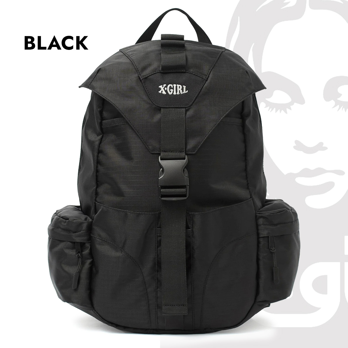 【新品未使用!!】元値15,180円！！ユニセックスリュック X-girl（エックスガール） バックパック リュック 24L A4 高校生