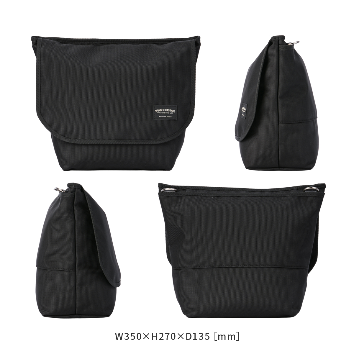 WONDER BAGGAGE（ワンダーバゲージ） ショルダーバッグ [ L ] メンズ