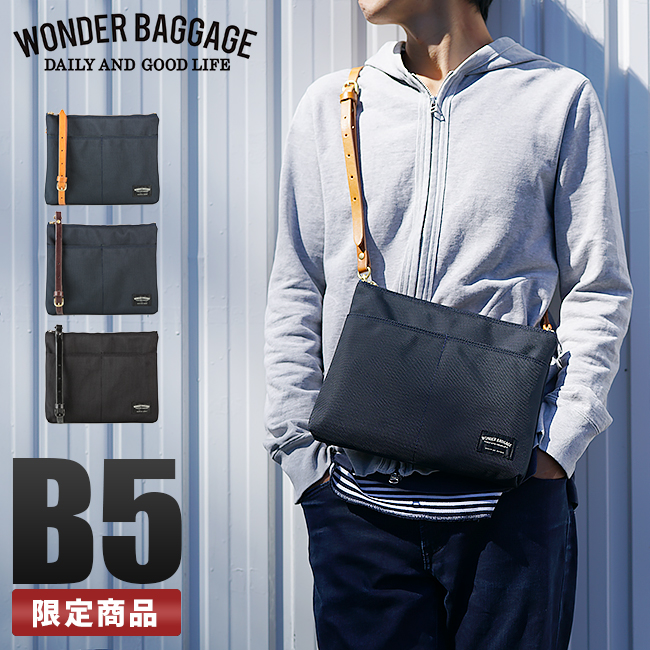 WONDER BAGGAGE（ワンダーバゲージ） グッドマンズ ショルダーバッグ M