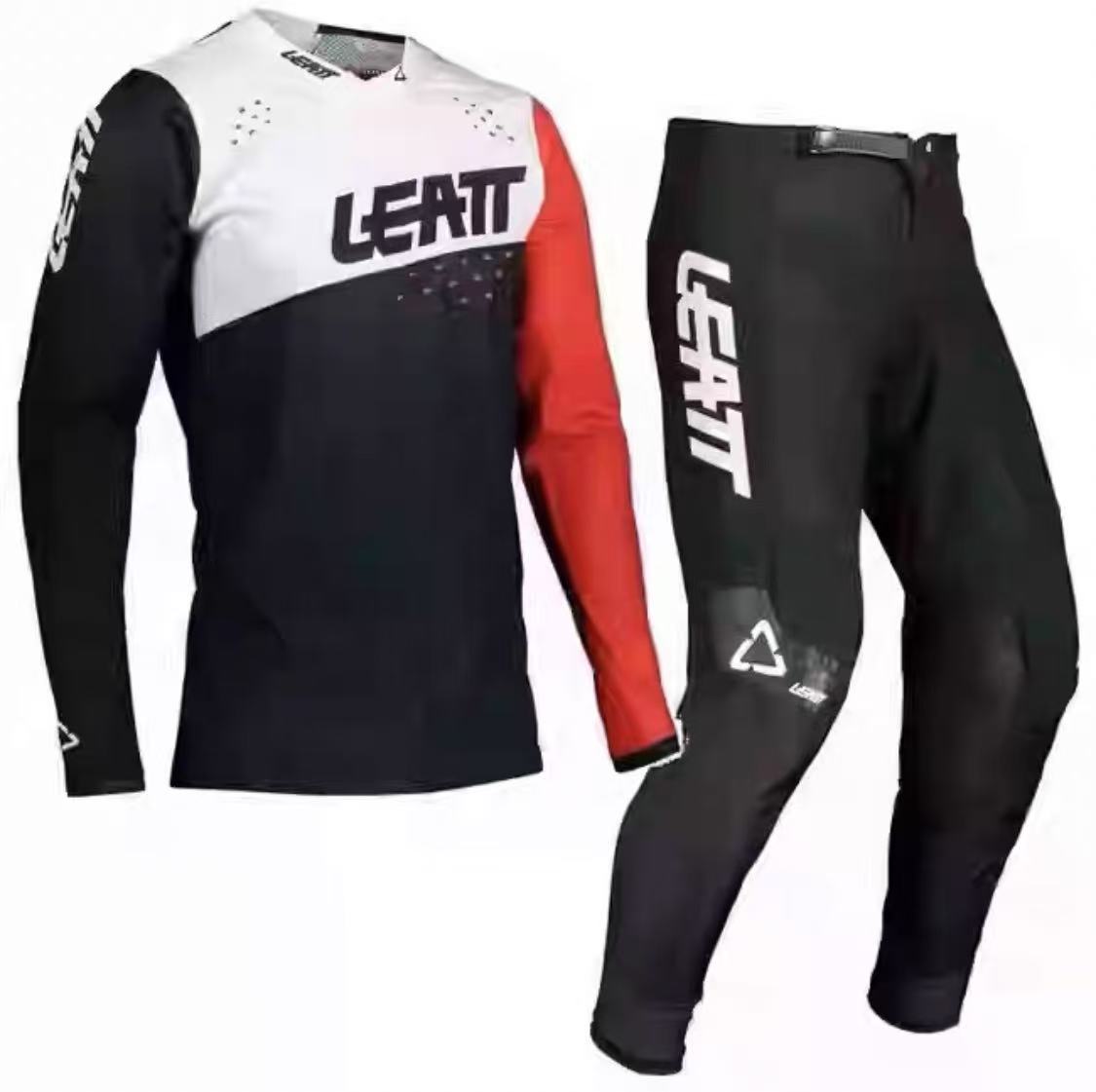 LEATT　リアット　 モトクロス　ジャージ　パンツ　上下セット　XL 全品10%+1300円☆8/3(日)限定／ 【3XLまで】Leatt リアット Moto
