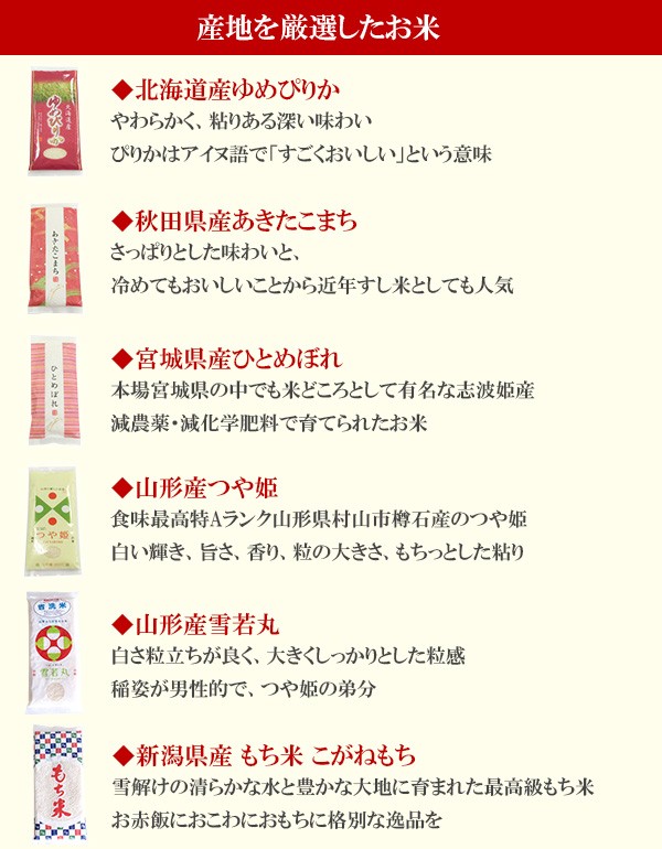 お米の特徴1