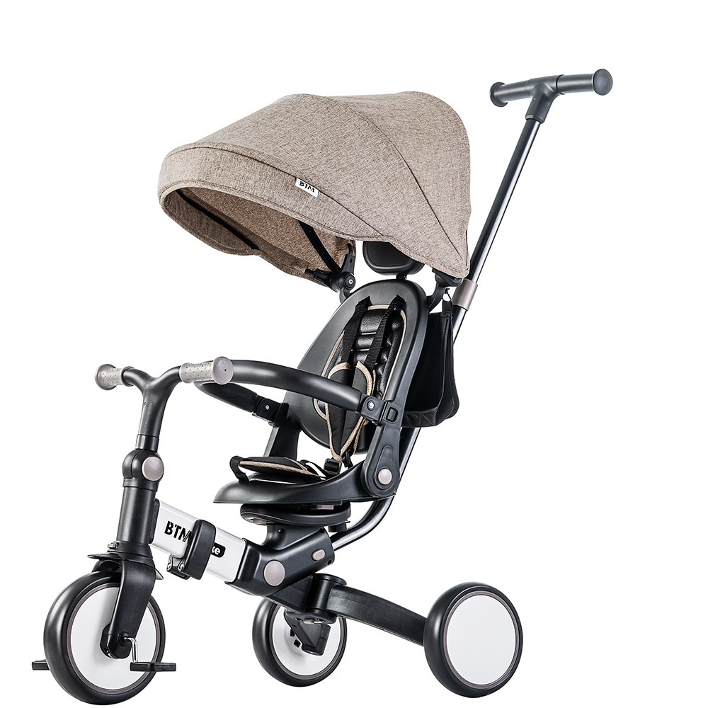 BTM 【全品P5倍☆今夜20時〜4H限定！】子供用三輪車 折りたたみ 7in1