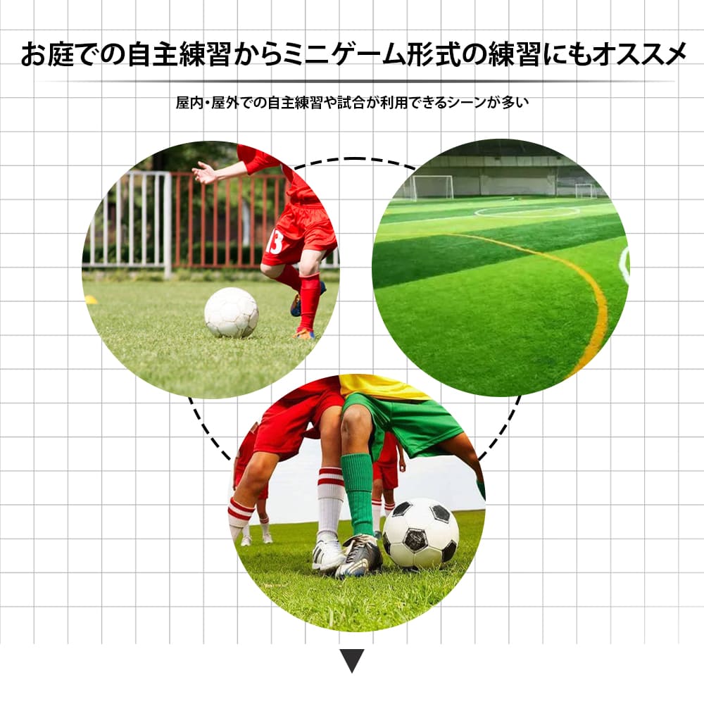 フットサルゴール 3m×2m 公式サイズ 組み立て式 キャリーバッグ付 室内 屋外兼用 練習用ネット サッカーゴール フットサル ゴール サッカー ミニサッカー｜busyman-jp｜07