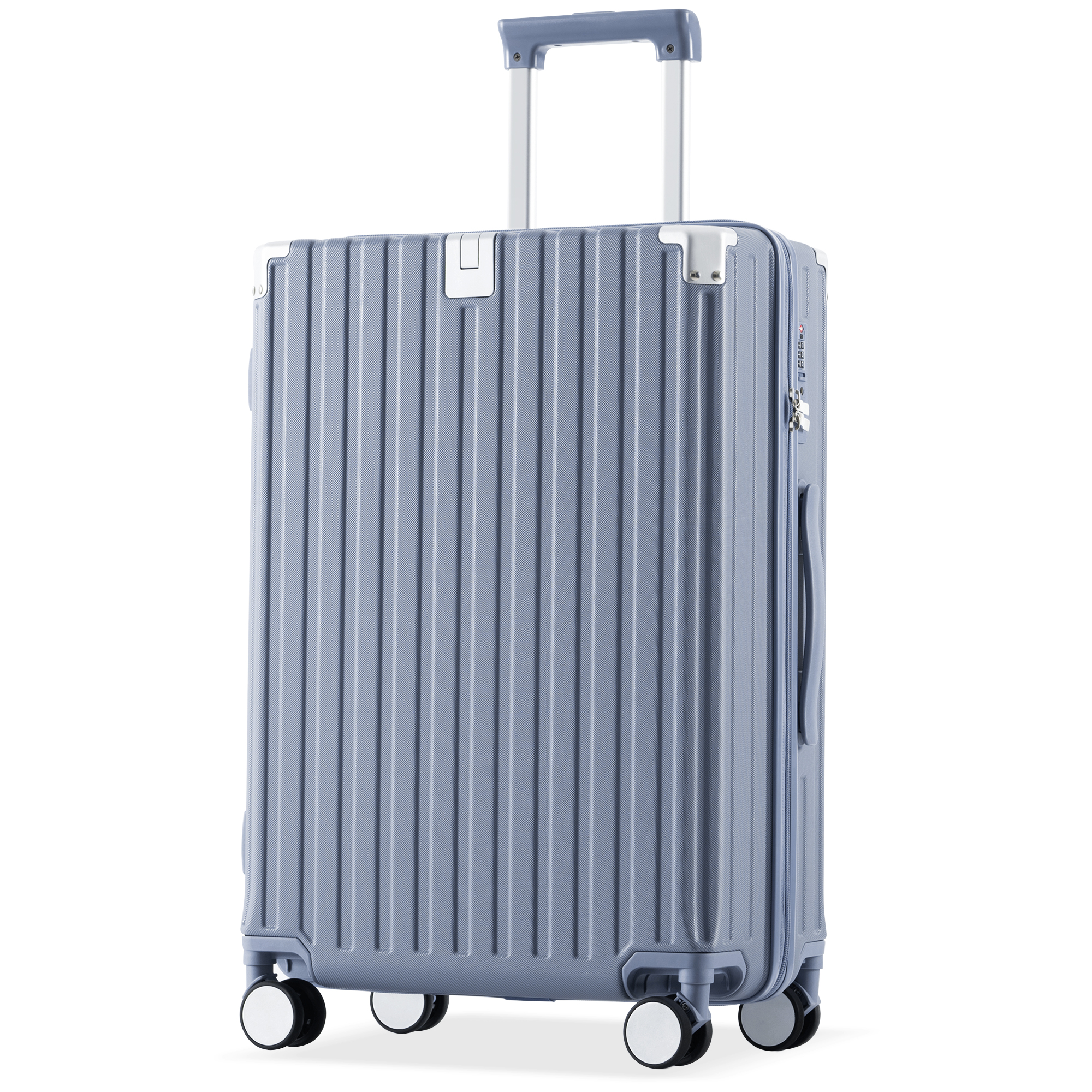 スーツケース Sサイズ キャリーケース キャリーバッグストッパー付き アルミコーナーパッド大容量超軽量 ファスナー suitcase TANOBI