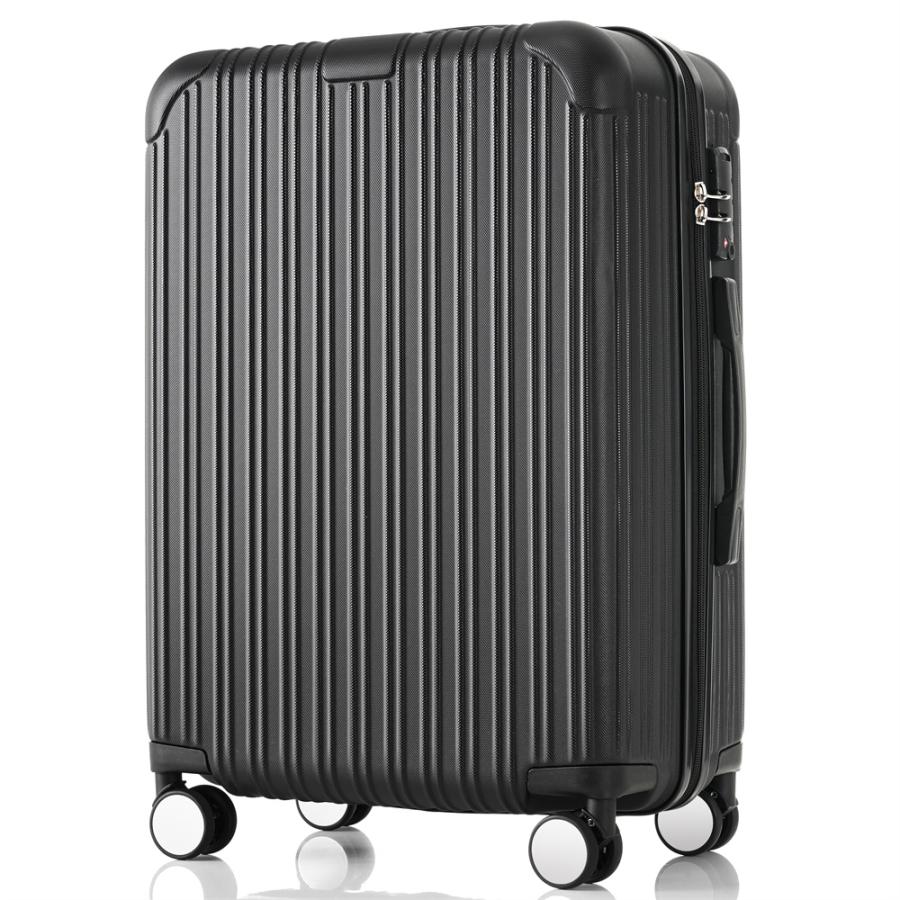 スーツケース  Mサイズ ストッパー付き TSAロック キャリーバッグ  キャリーケース 3-7日 中型 かわいい 超軽量  おしゃれ  1年間保証  suitcase  TANOBI｜busyman-jp｜02