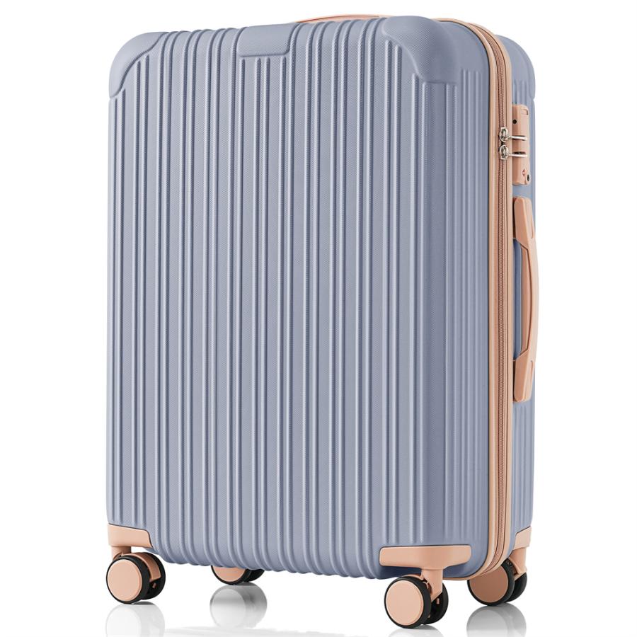 新品特売！スーツケース  Lサイズ キャリーバッグ  キャリーケース ストッパー付き TSAロック 7-14日  大型 かわいい 超軽量 大容量 おしゃれ suitcase  TANOBI｜busyman-jp｜03